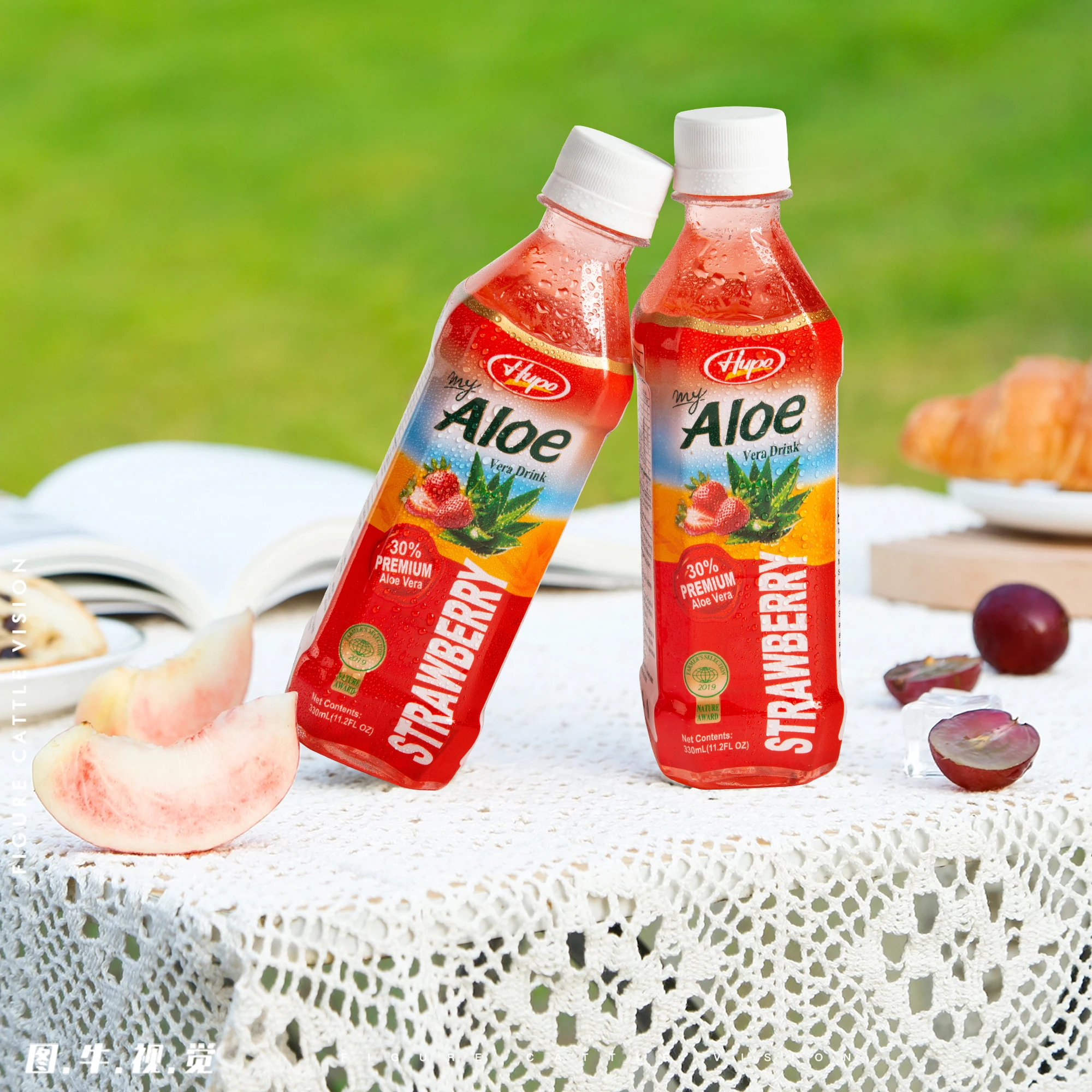 Mango Strawberry Coconut Taste Private Label Sugar Free Aloe Vera Juice Drink
