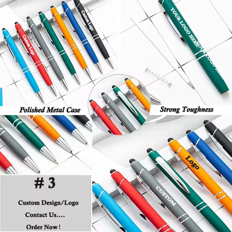Personalized With Logo Print Ball Point Pen