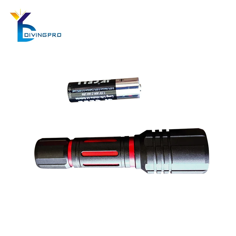 130lm dimmable flashlight security tactical camping emergency waterproof LED flashlight