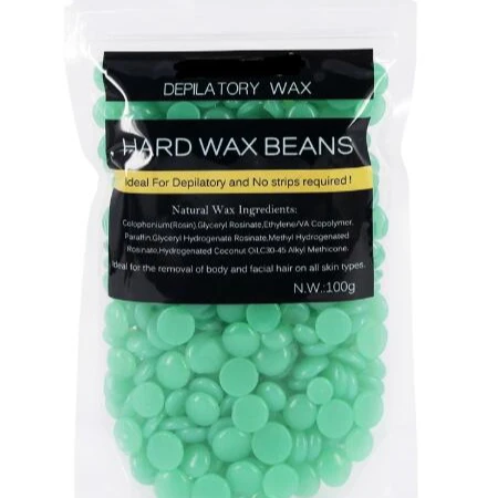Private Label Organic Hair Removal Wax 100G 300G 500G 1000G Hard Wax Beans Depilatory Wax Beads