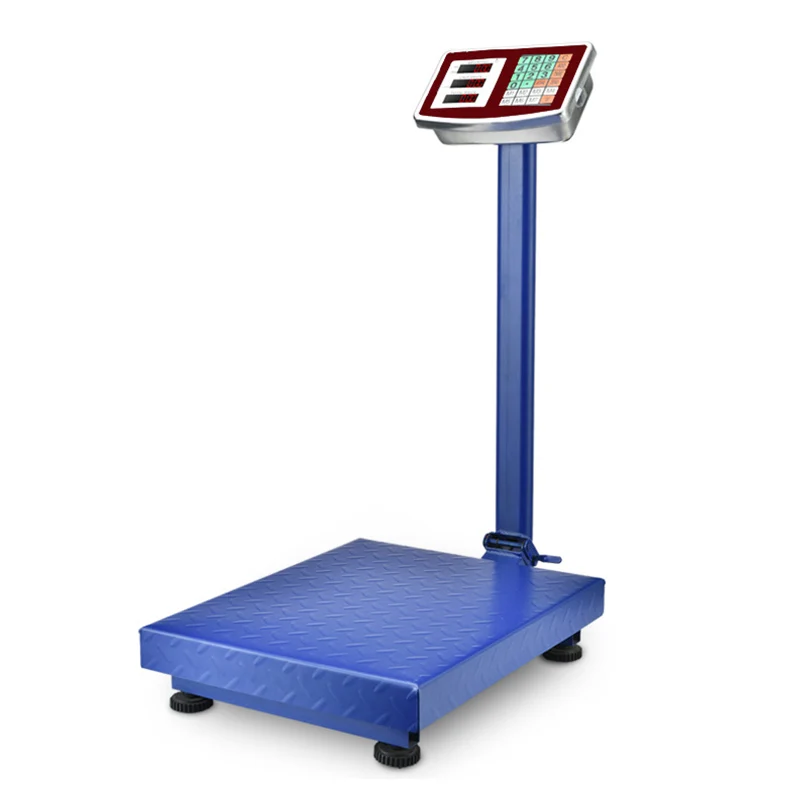 multifunctional 150/300kgs Lcd display household scales Fruits vegetables pig weighing scale with pricing