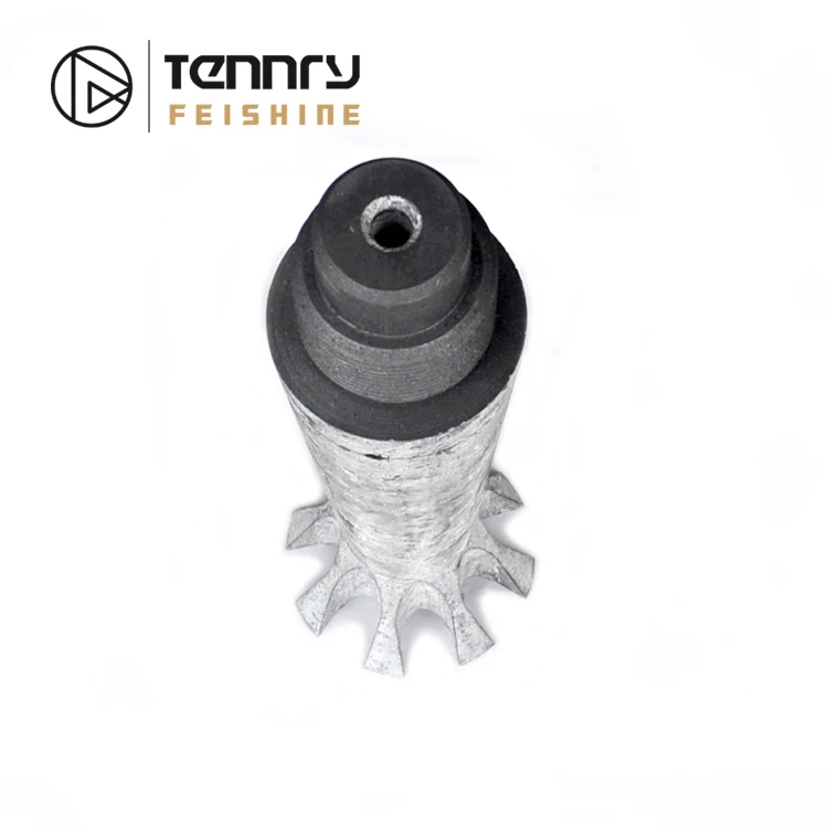 Антиокислительный графитовый ротор дегазации для очистки раствора алюминия