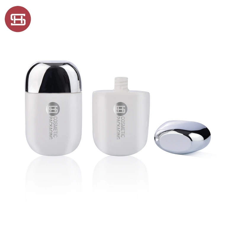 Super Hot Empty BB CC Foundation Cream Jar Packaging Soft White Tube Gold Cap Wholesale Soft Tube Bottle