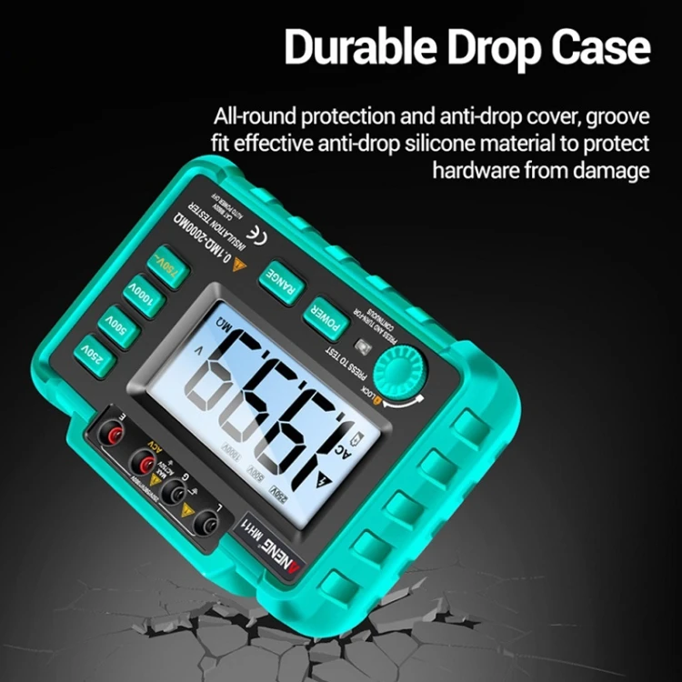 ANENG MH11 Профессиональный высоковольтный цифровой тестер сопротивления изоляции