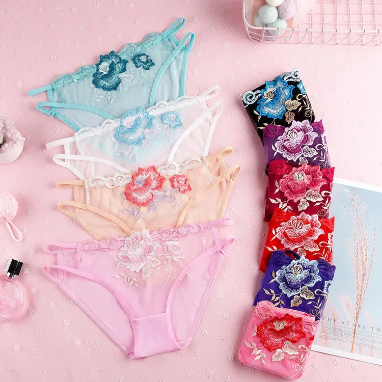 Lace Ultra-Thin Comfortable Sexy Underwear Wholesale G String Girls Ladies Sexy Underwear Women Panties