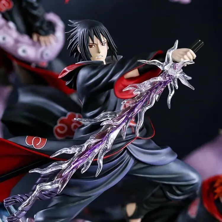 Japan Hokage Hawk Sasuke Suigetsu Karin 41cm PVC toys figures model Wholesale anime narutos figure