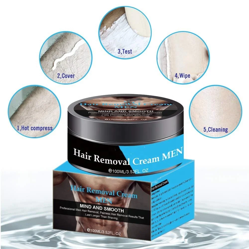
Private Label Extra Gentle Hair Removal Cream for Sensitive Areas Hair Removal Cream For Men,Prevent Hair Growth, No Irritation 