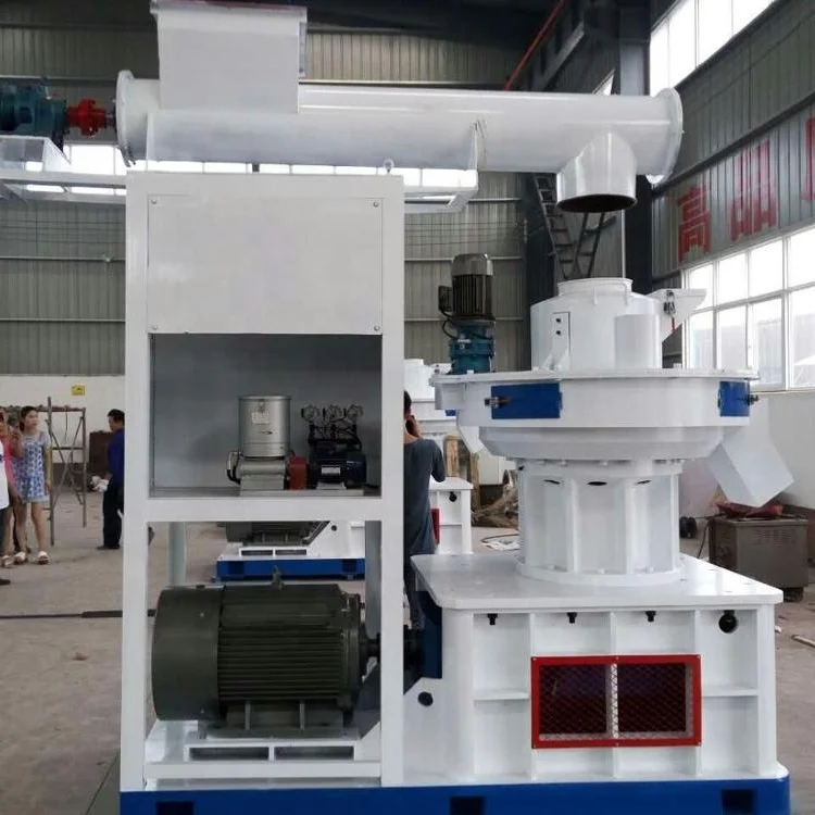 High Capacity Biomass Pellet Machine Wood Pellet Production Equipment High Pressure Biomass Pellet Extruder