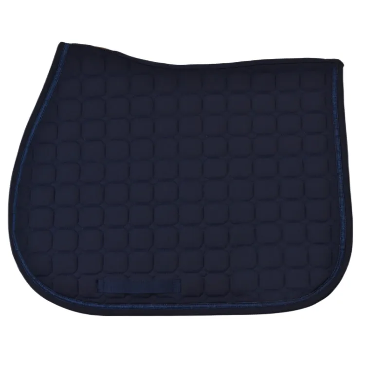 All Purpose English Saddle Pad Wholesale with Gltter Band Shiny Saddle Pad