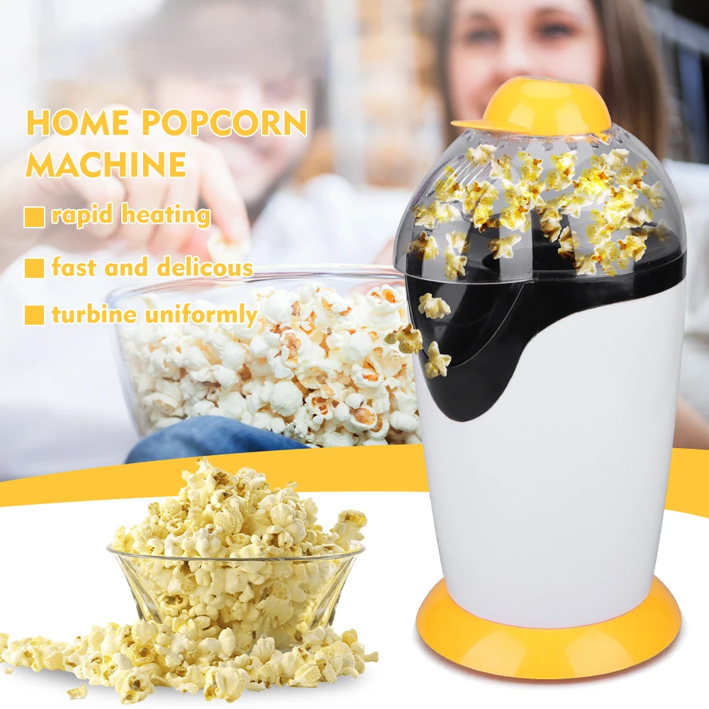 High Quality Automatic Portable Mini Stir Popcorn Ball Corn Popping Maker Popcorn Maker Machine Cinema DIY