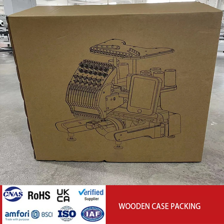 YS 1201 Computerized Single Head 9/12/15 Needles small Embroidery Machine