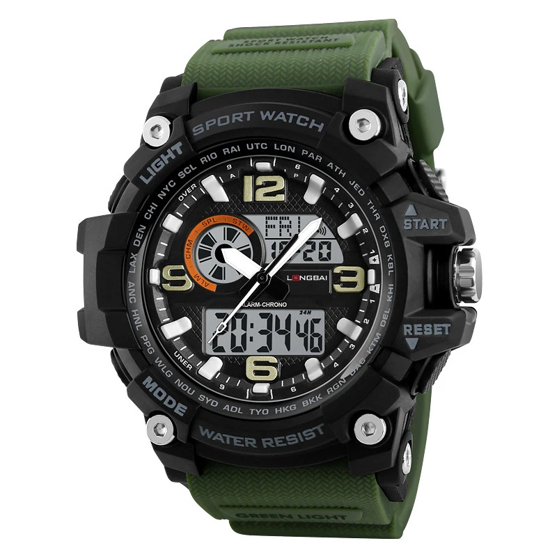 Customization Watch Fashion Reloj Waterproof Analog Digital Quartz Sport Wristwatches For Men