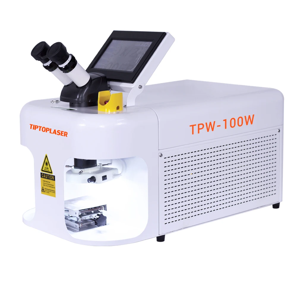 TIPTOPLASER Desktop 100W 200w  Small Laser Welder Machine Laser Welding Equipment for Jewelry Process