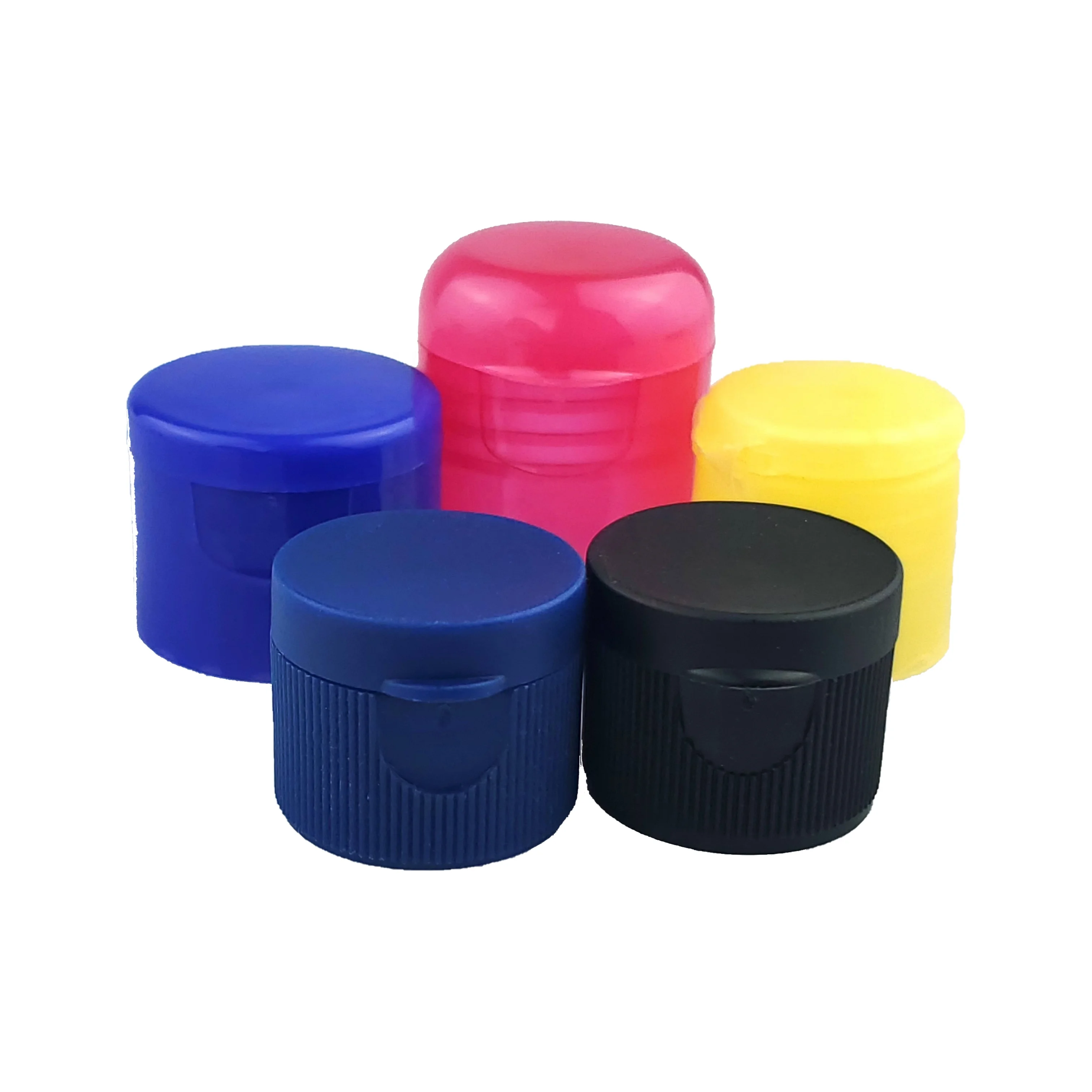 20/410 24/410 28/410 White Black Clear Plastic Shampoo Gel Bottle Cap Flip top cap