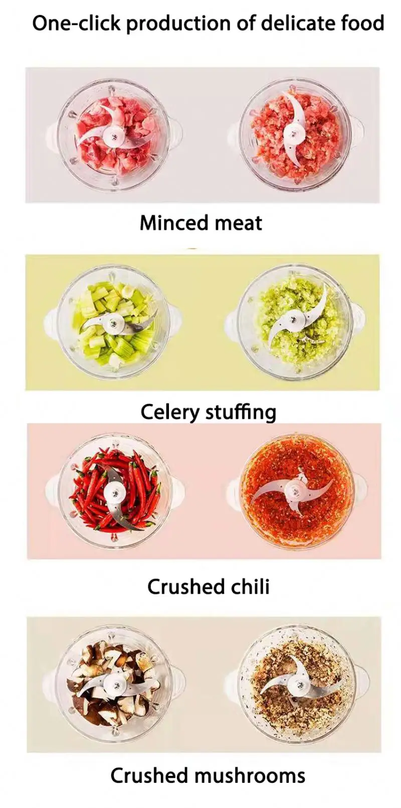 Innovative Latest Household Products Appliances Food MultiFunction Processor /