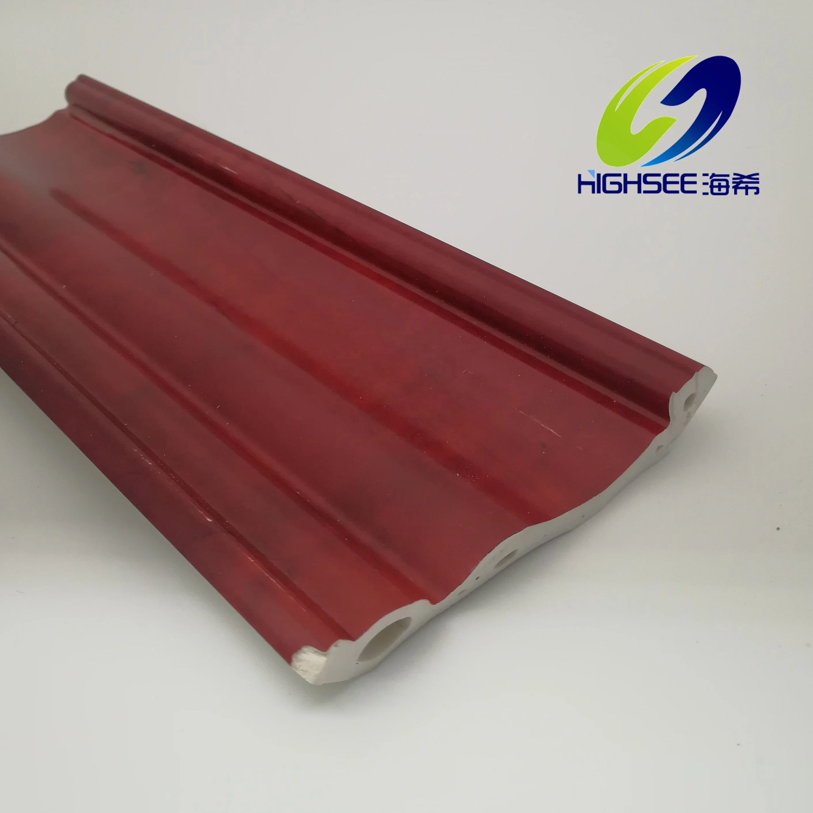 Interior decorative lamination hot stamping UV coating PVC foam Cornice PVC profile PVC corner