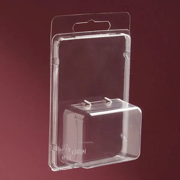 custom shape clear blister tray PET transparent clamshell plastic packaging PVC hard acetate blister cover
