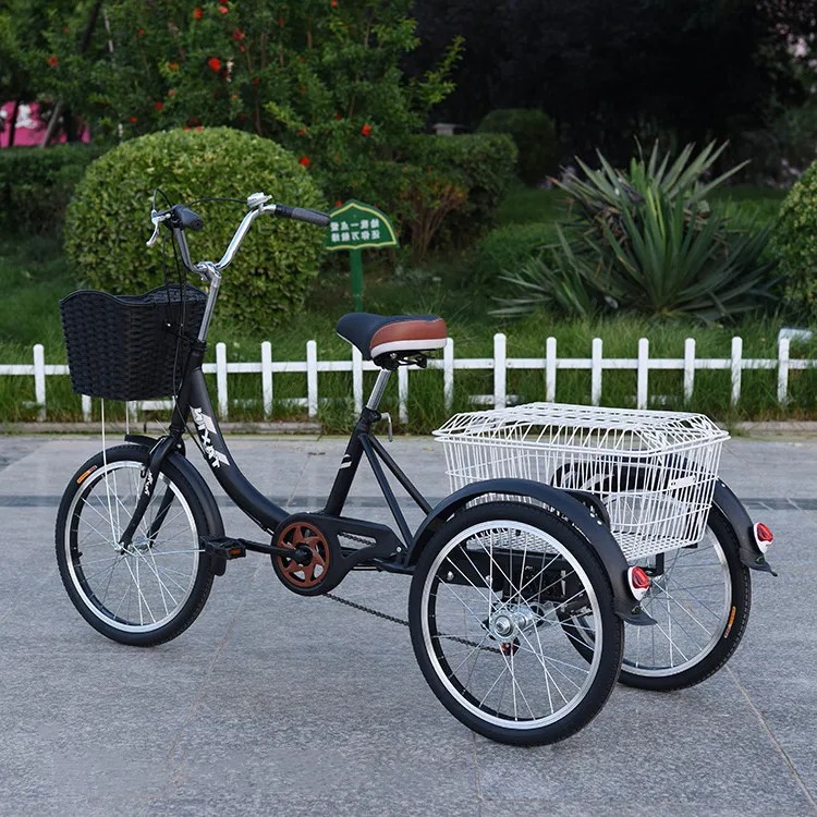 Hot selling  adult tricycle three wheel tricycle new design cheap adult tricycle for sale 20 inch 24 inch