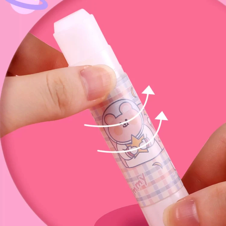 PVA bulk solid adhesive with Cute cartoon outer packaging use for School Supplies