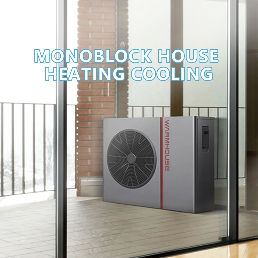 home heat pump Warmhouse Air to Water Monoblock heat pump r32 Wifi DC inverter 9kW 30000 BTUS