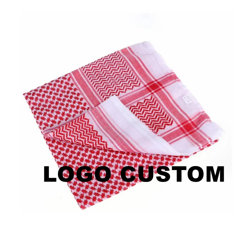Arabe Cotton Keffiyeh Ghutrah Shenmagh Yashmagh Shemagh For Men