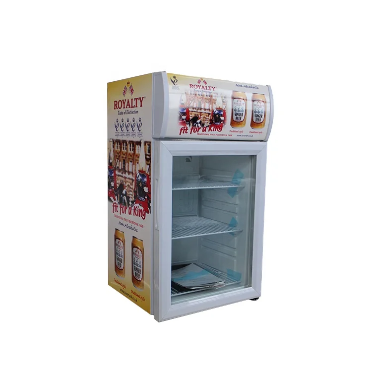 42L Mini Bar Beer Beverages Display Cooler with Light Box SC-42L
