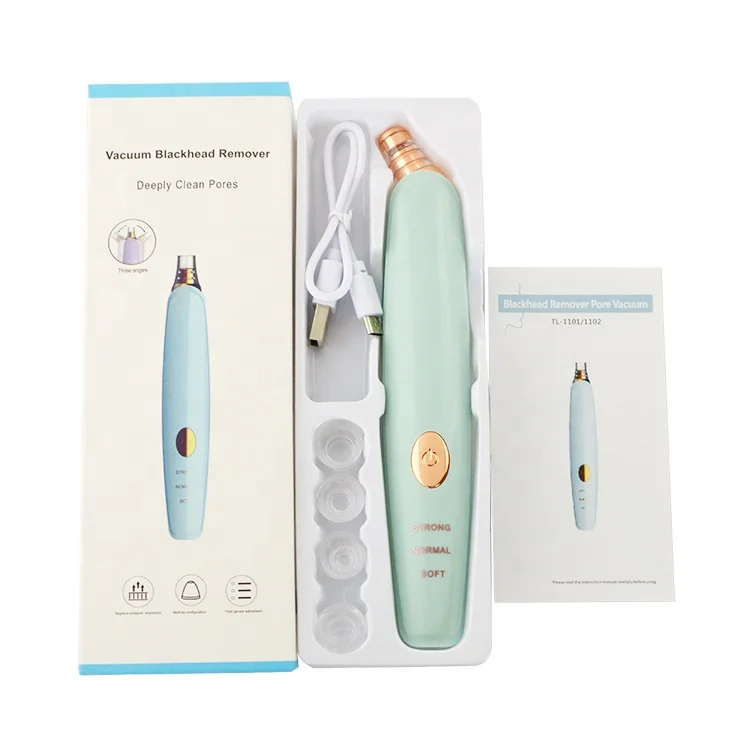 Прямая поставка, Бесплатная печать логотипа, очищающее средство для пор лица, Электрический вакуумный уход за кожей от акне, инструмент для глубокой очистки и удаления черных точек