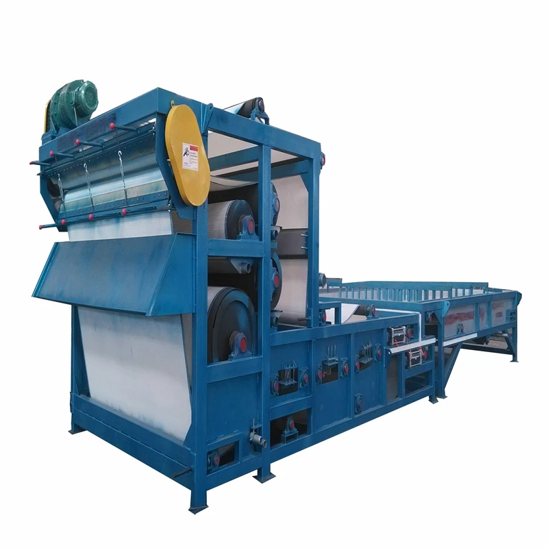 Industrial automatic sludge dewatering belt filter press
