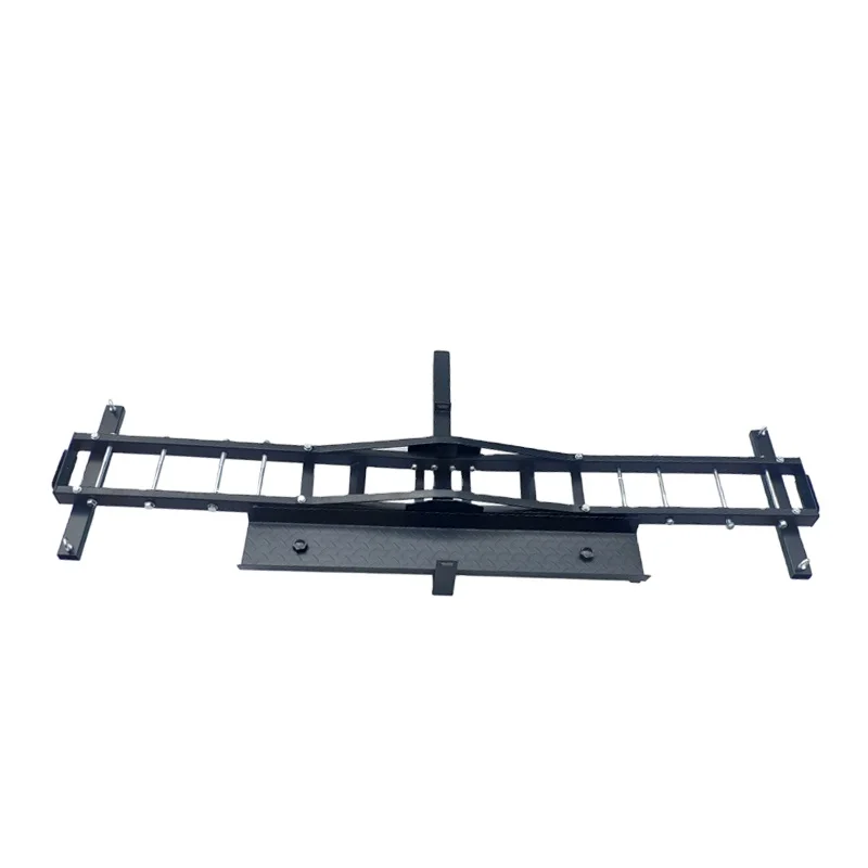 Steel Motorcycle Scooter Dirt Bike Carrier Hauler Hitch Mount Rack Ramp Anti Tilt Anti Wobble
