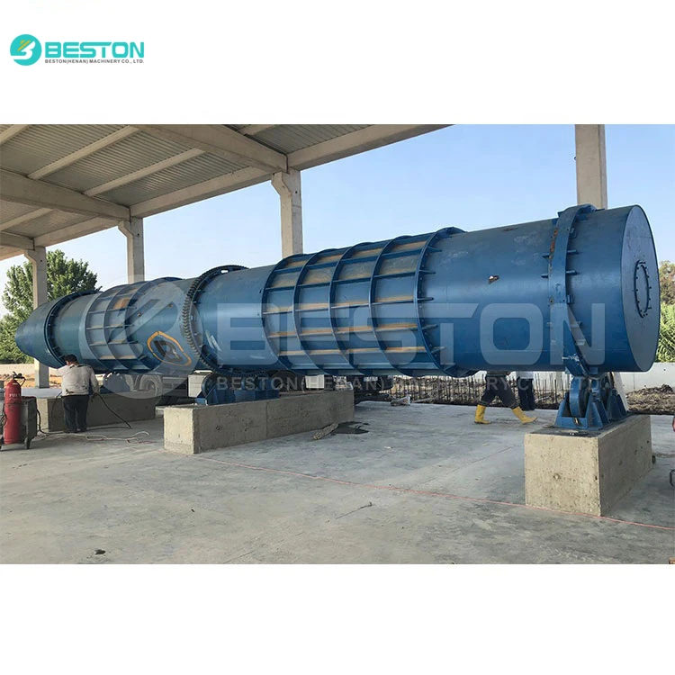 Complete charcoal production line with carbonization furnace, dryer, crusher, with daily output 10 tons