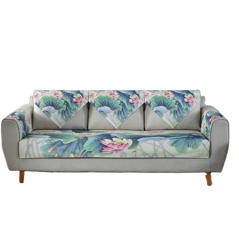 
Elastic Sofa Cover Tight Wrap All-inclusive Slip-resistant Couch Cover Stretch Sofa Towel Single/Two/Three/Four-seater/ 