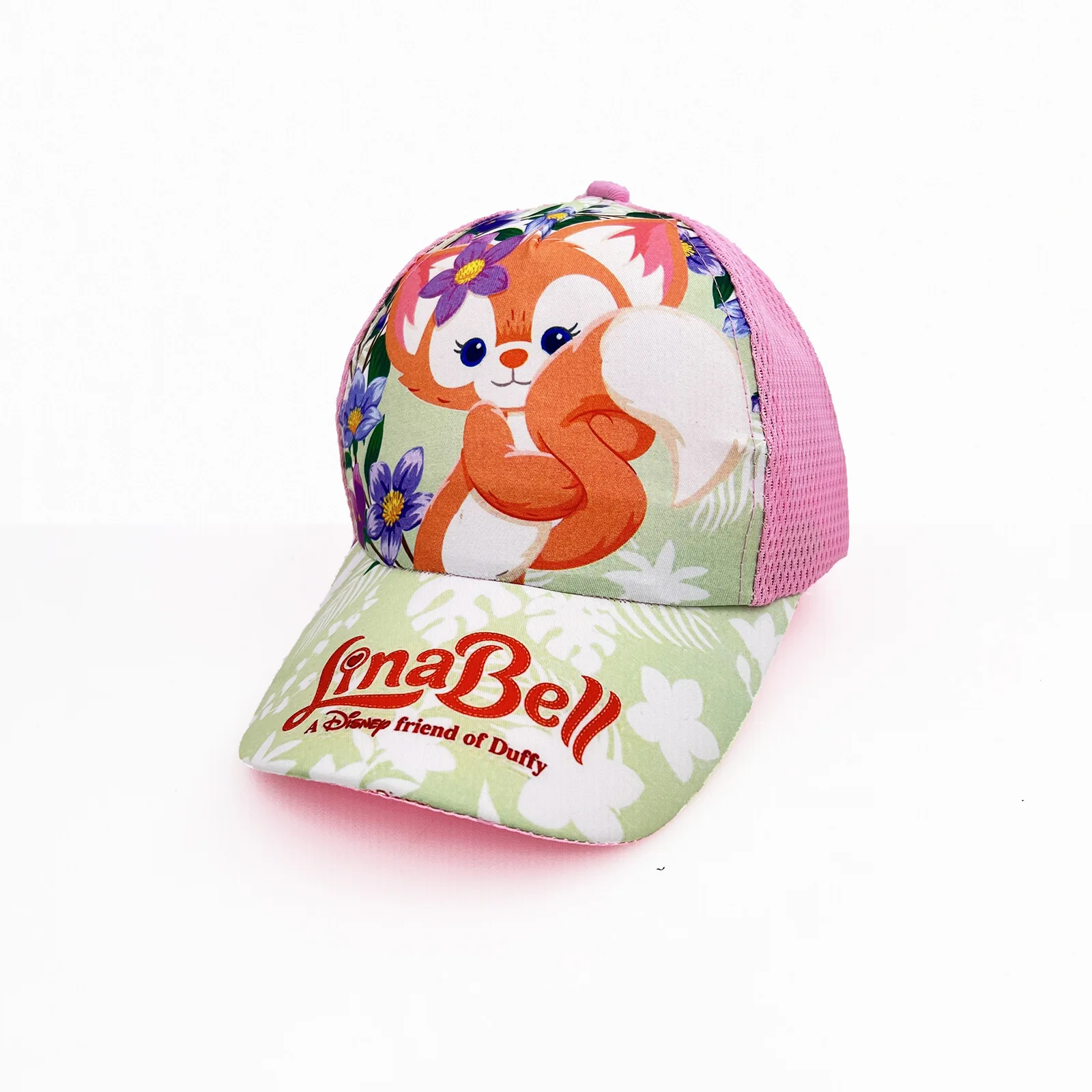 XUX 54cm Cartoon Lovely Squirrel Bunny Printed Kids Hats  Perfect for Spring and Summer Sun Protection Children Hat Wholesale