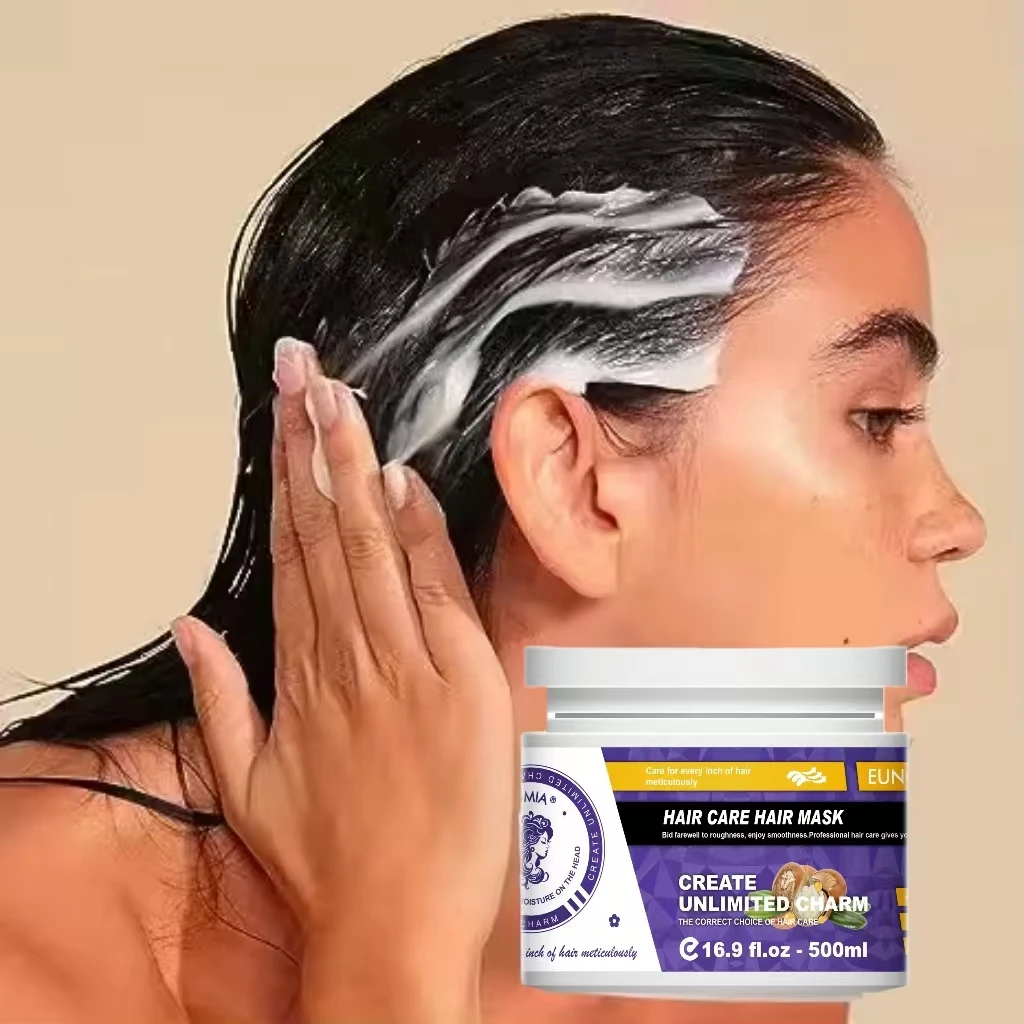OEM Best Keratin Natural Hair Care Treatment Organic anti firzzy shea nut Enhance Luster Hair mask