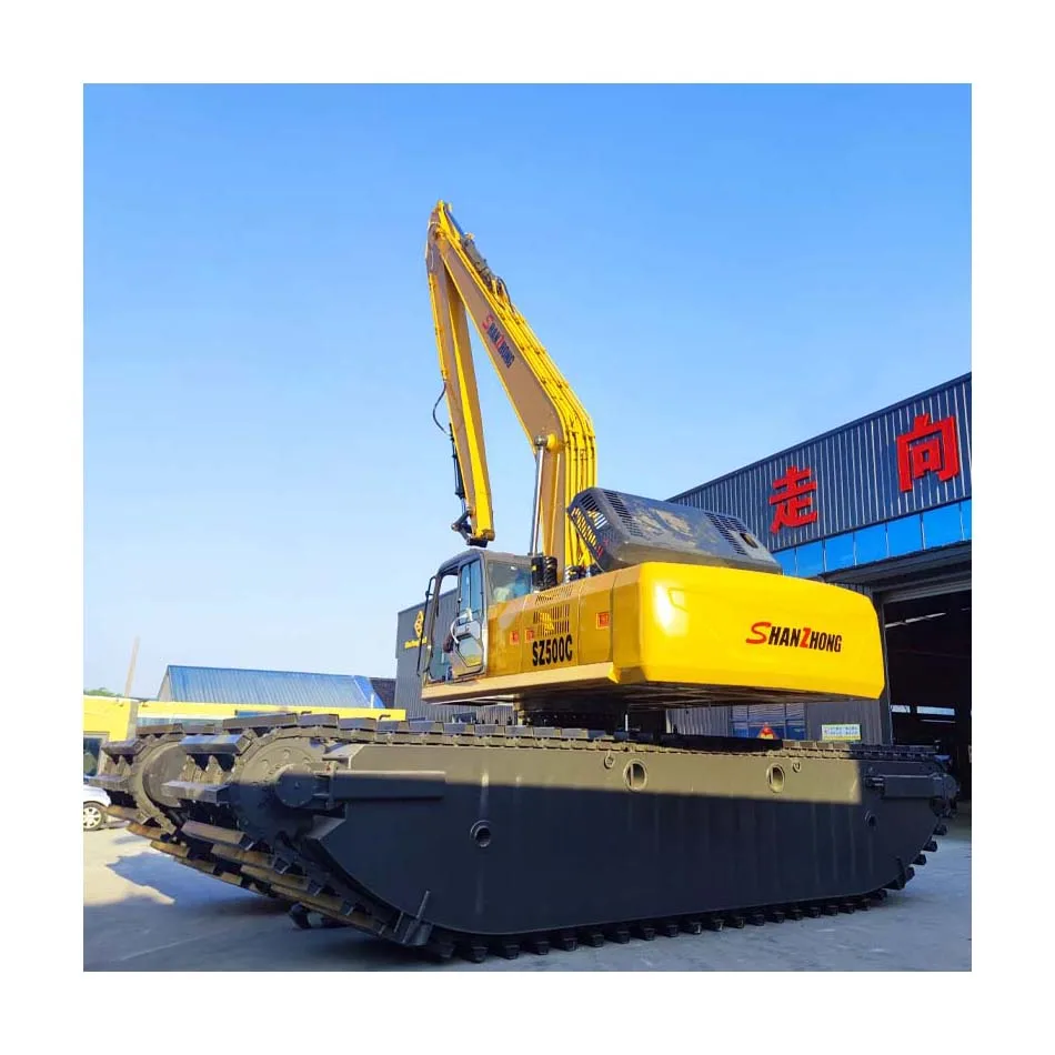 Shanzhong river dredger SZ500C Hengte amphibious excavator with bucket for sale
