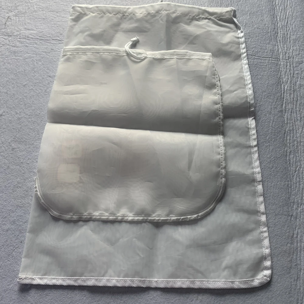 90 Micron Reusable Pack Organic Cheese Nut Milk Cotton Nylon Cloth Filter Bag
