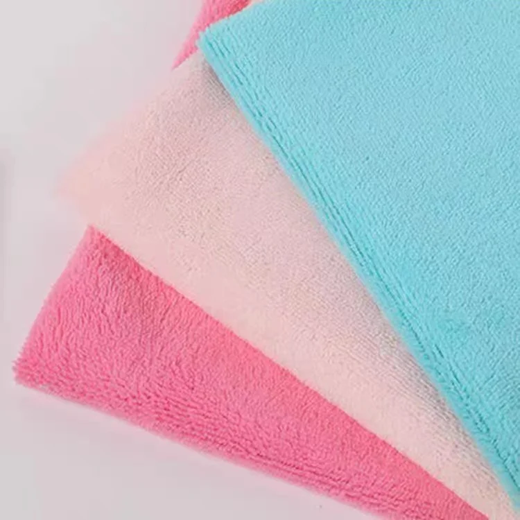 Double side flannel fabric 80 cotton 20 polyester Coral Fleece Corduroy cord fabric  fabric for Bedding