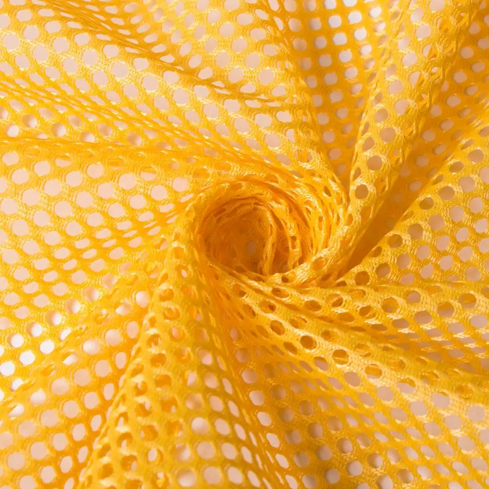 Дышащая плотная жесткая сетчатая ткань из 100% полиэстера для спортивной обуви