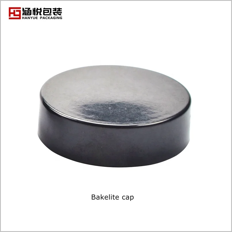 200 ml cosmetic cream jars empty black glass jar 200 ml with 98 mm Bakelite cap for body care cream care face cream jar