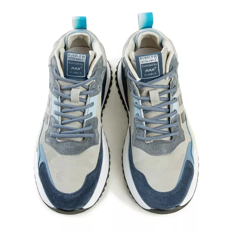 Brand Ultra light Raw Pig Suede Men Casual Sneakers sport Shoes 38-44 Wholesale mesh Fashion man trainers OEM factory