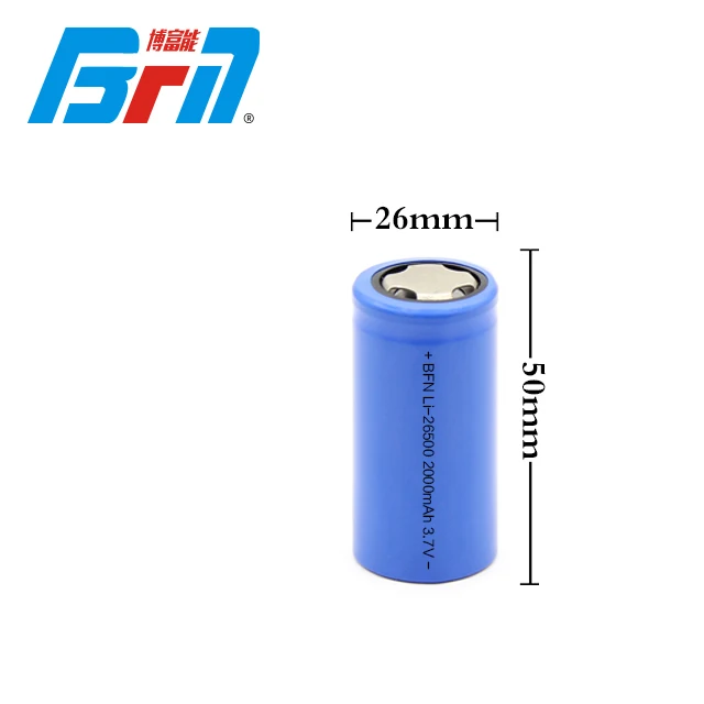 Литий-ионный аккумулятор высокой мощности 10C 26500 2000 мАч для электрической сигареты