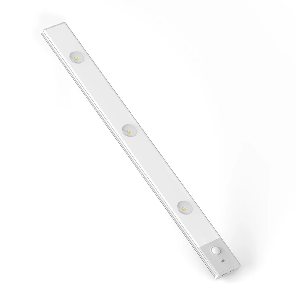 Ultra-thin led body sensing light intelligent cat eye ripple hill light bar rechargeable porch cabinet wardrobe closet light