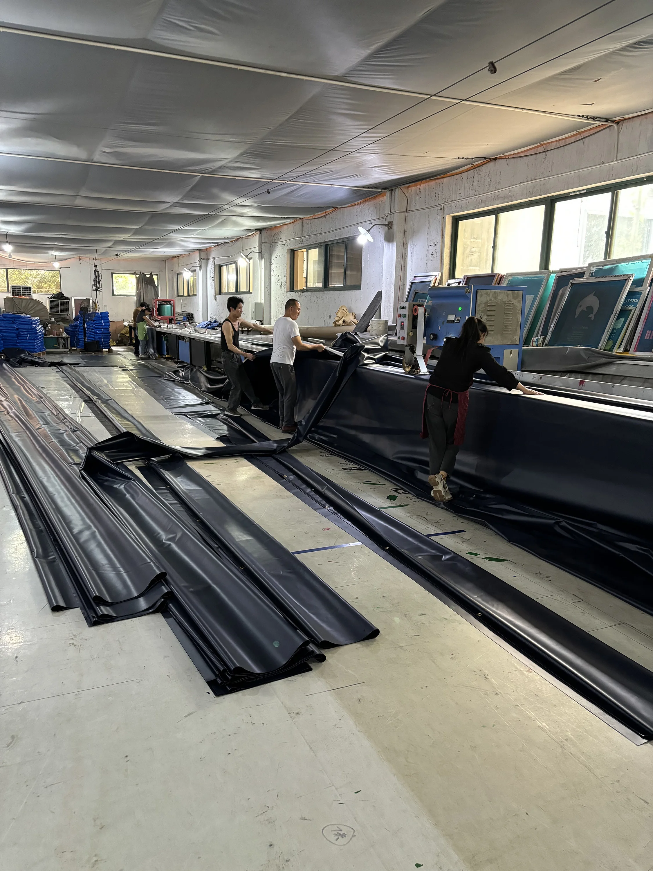 Custom Made Tarpaulin Covers Logo Tarpaulin Waterproof UV printing PVC Tarpaulin Machine Cover Durable Outdoor RF welded seam