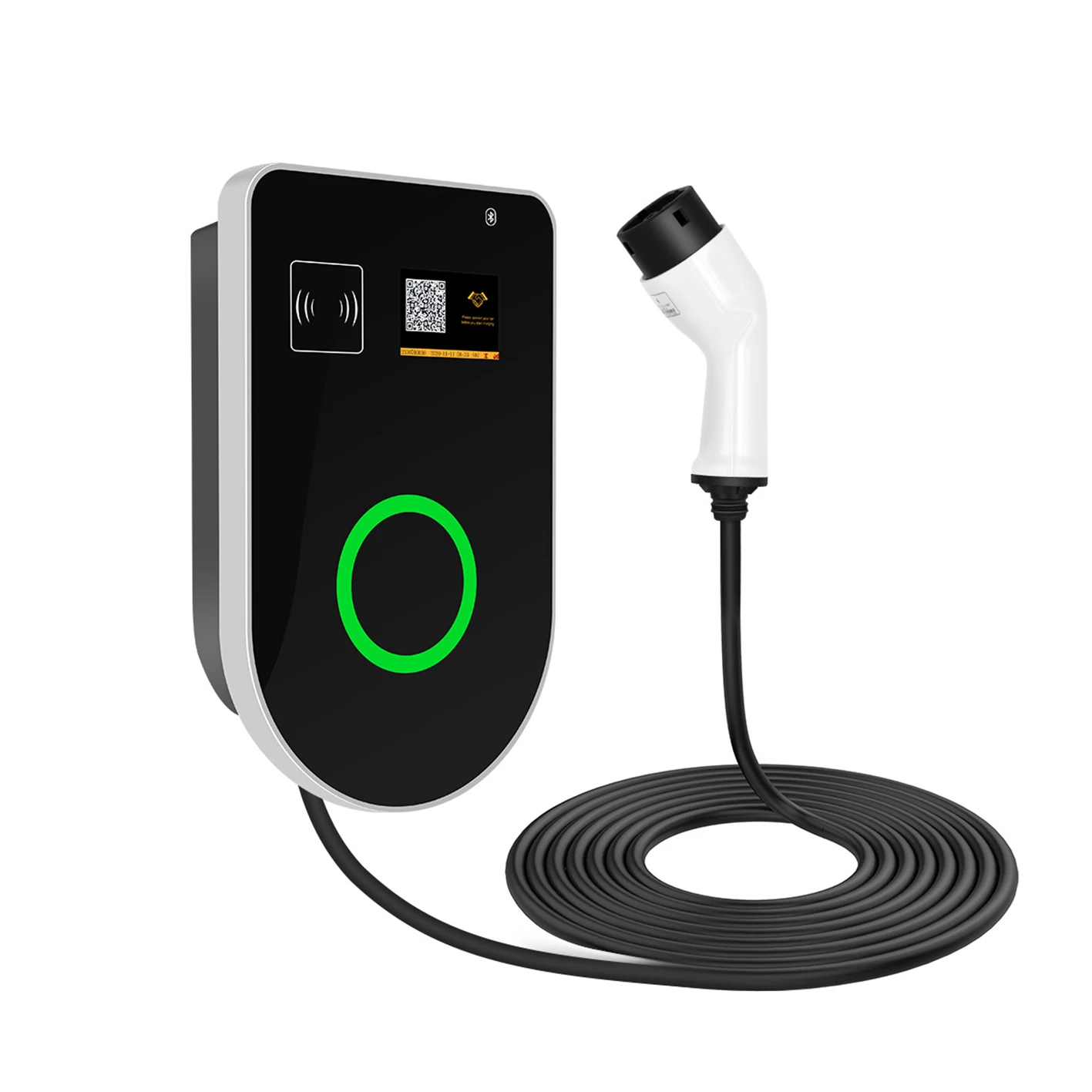 EV charging wall unit type 2 rapid ev charger 32A AC 22kw ev charger with load balance