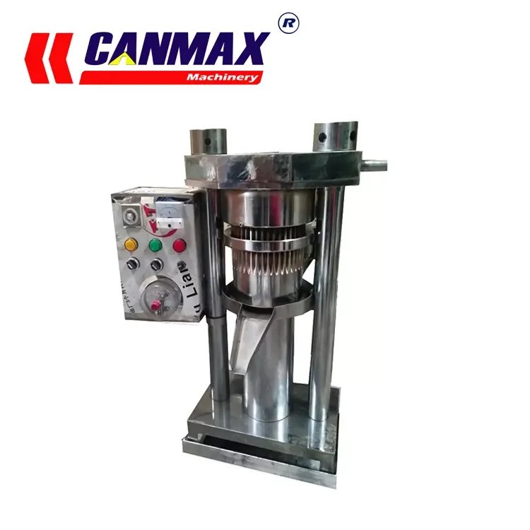 Canmax Manufacturer Herble Cake Return 500Kg/H Must Cold With Wooden Hydraulic Oil Press Machine