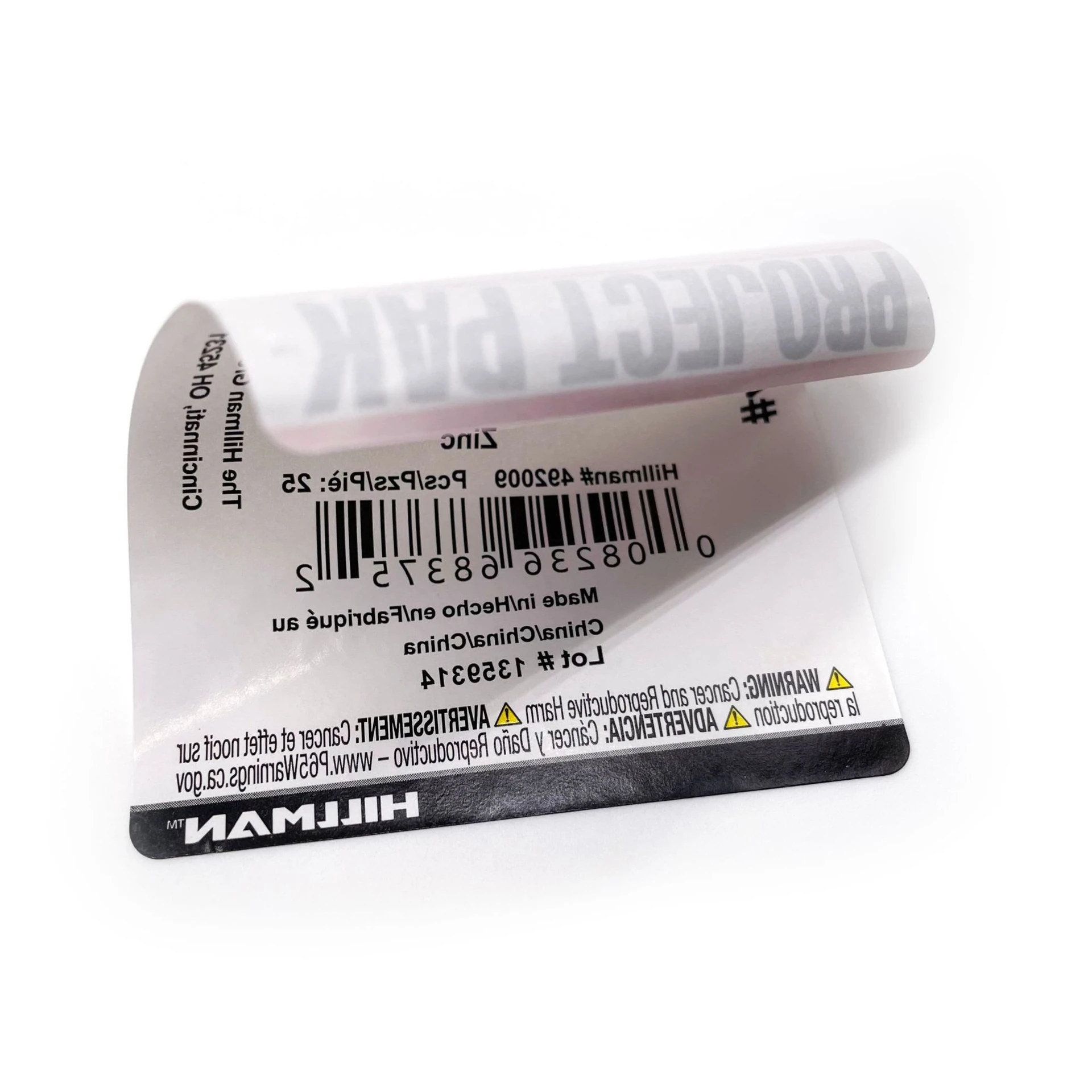 Custom Product Label Waterproof Scratch Resistant Serial Number Sticker Sequential Label