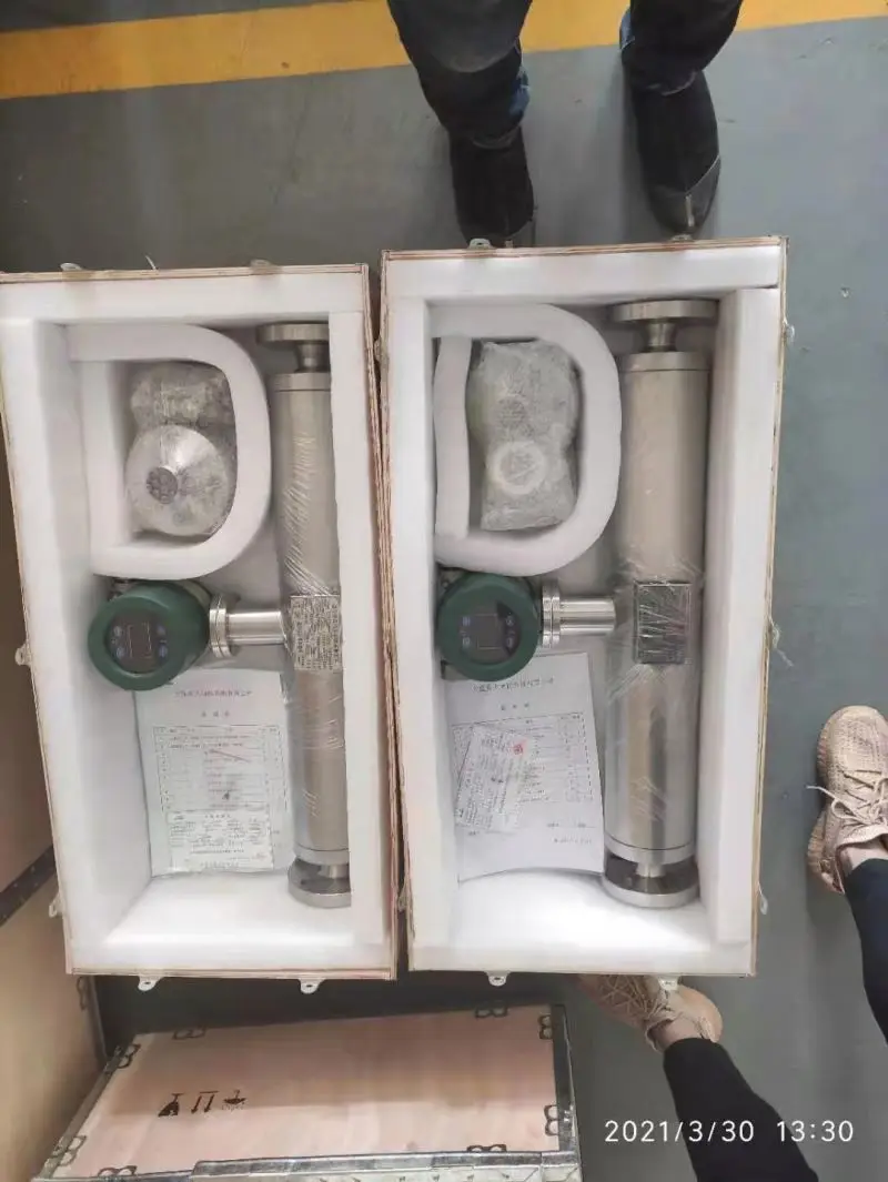 High Grade Sunflower oil Straight Tube coriolis mass flow meters