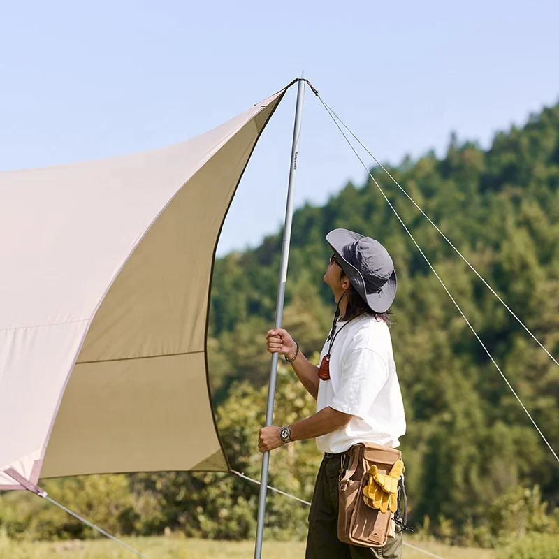 Naturehike Glacier Camping tarp Tent awning UPF 50+ canopy 8-10 person large luxury beach sun shade