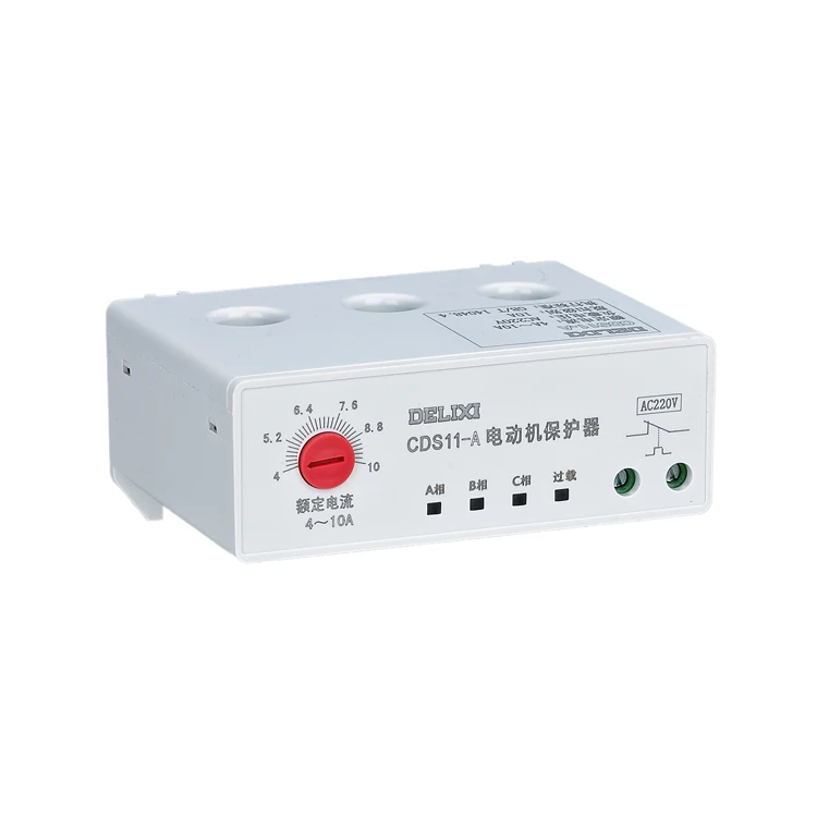 Delixi Electric Brand CDS11 Series 50HZ 380V Motor Protector With Overload Protection