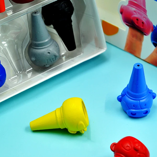 Magic animals shape cheap wax pantone color 1 to 3 years children outdoor beeswax crayon