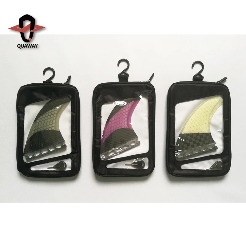 Waterplay Surfing Honeycomb Dual Tab Surfboard Fins Carbon Single Tab Surf Fins Fiberglass Thruster Tri Fin Set